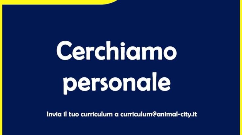 Cerchiamo Personale